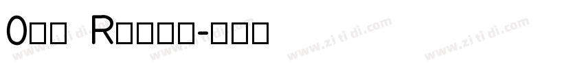 0gg Roman字体转换